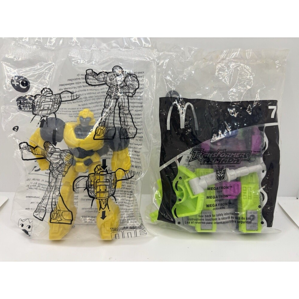 Transformers Armada Transformers One Toys Burger King McDonald’s Set Megatron